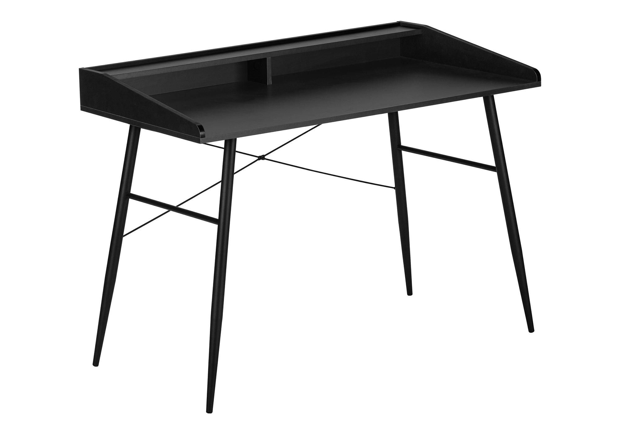 COMPUTER DESK - 48""L / BLACK / BLACK METAL