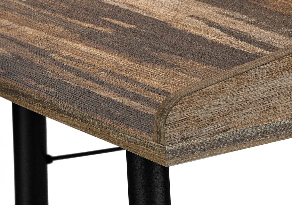 COMPUTER DESK - 48""L / BROWN RECLAIMED WOOD / BLACK METAL