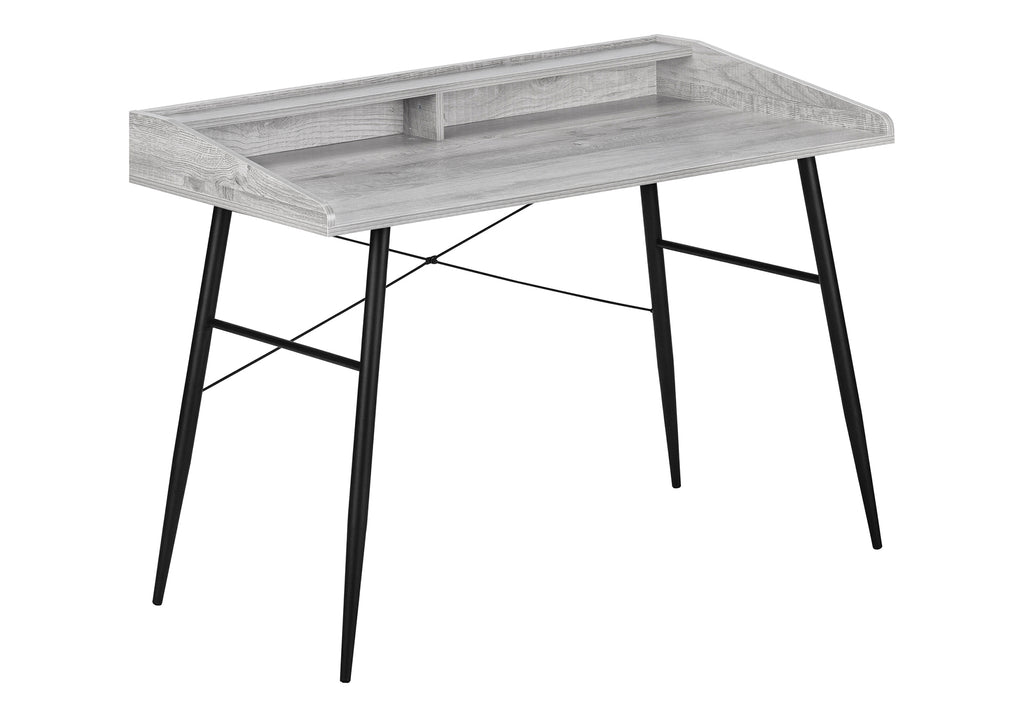 COMPUTER DESK - 48""L / GREY / BLACK METAL