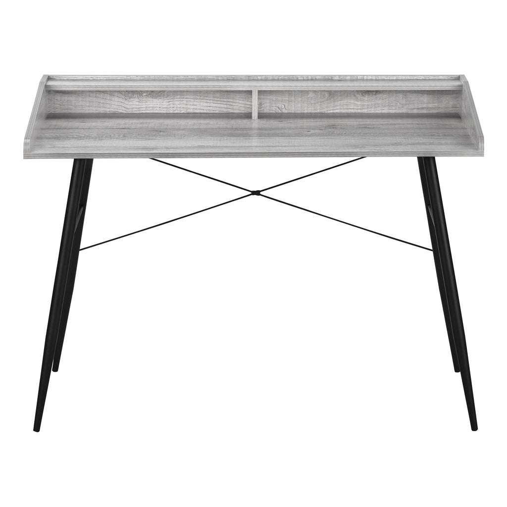 COMPUTER DESK - 48""L / GREY / BLACK METAL