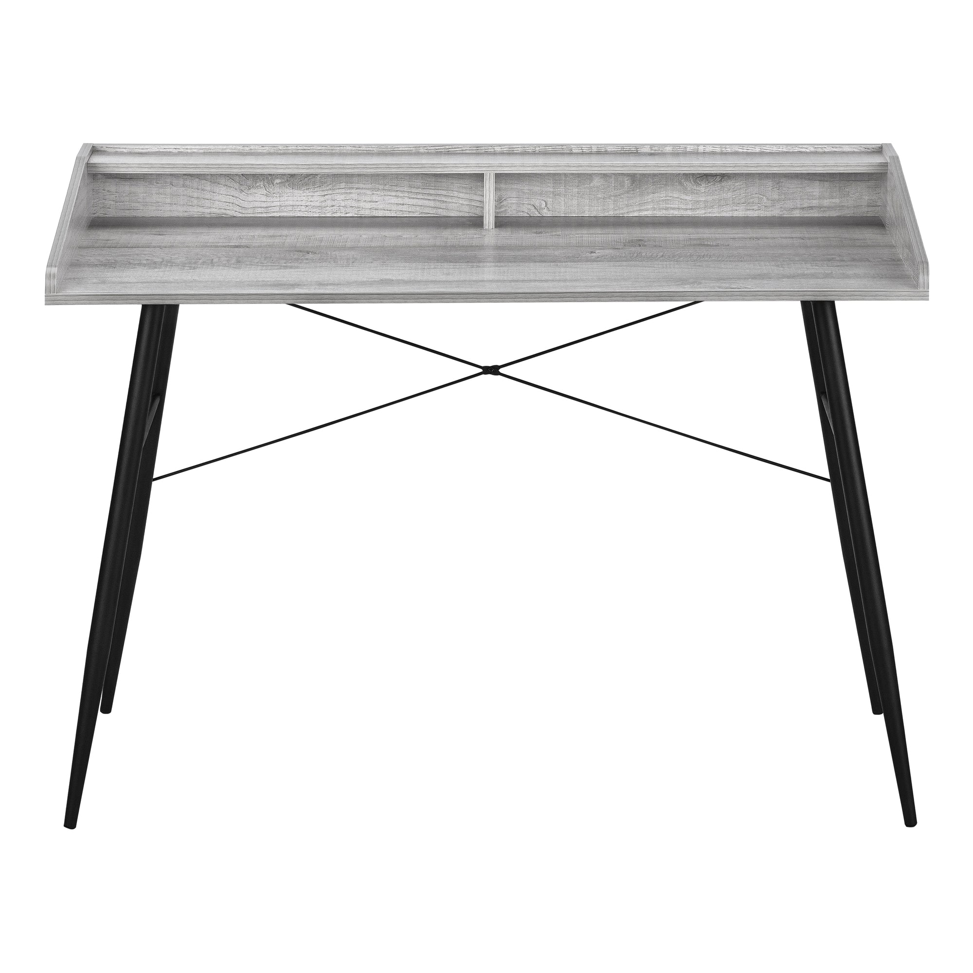 COMPUTER DESK - 48""L / GREY / BLACK METAL