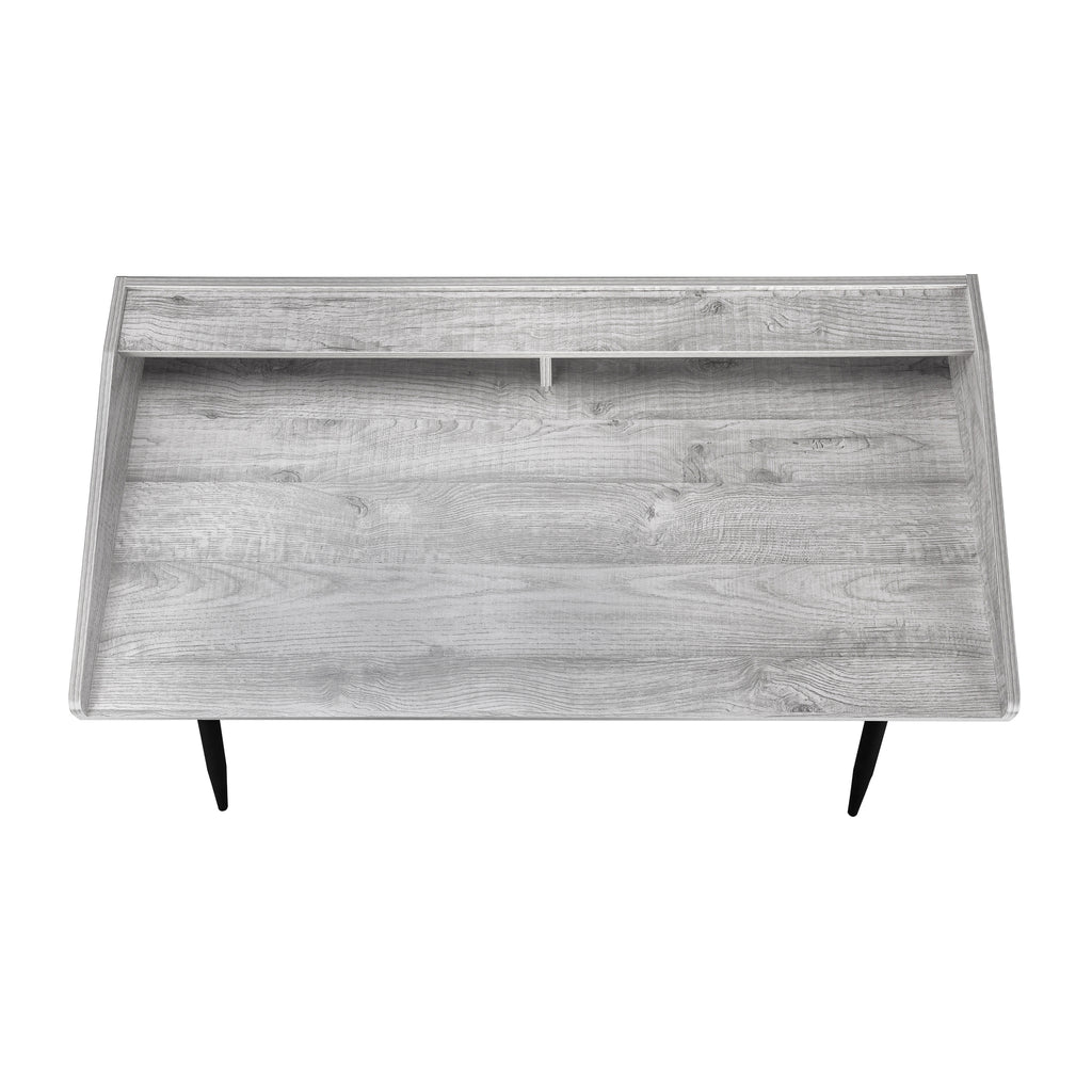 COMPUTER DESK - 48""L / GREY / BLACK METAL