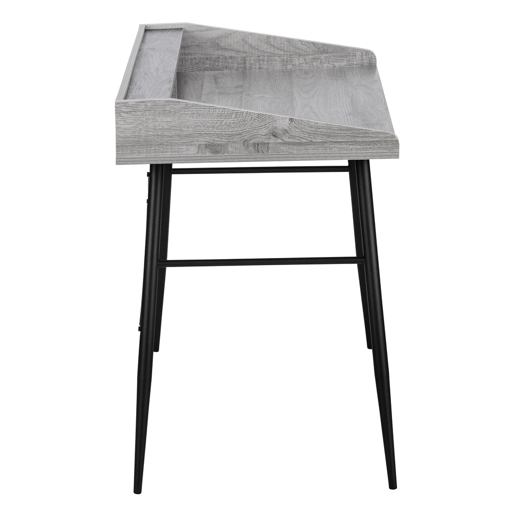 COMPUTER DESK - 48""L / GREY / BLACK METAL