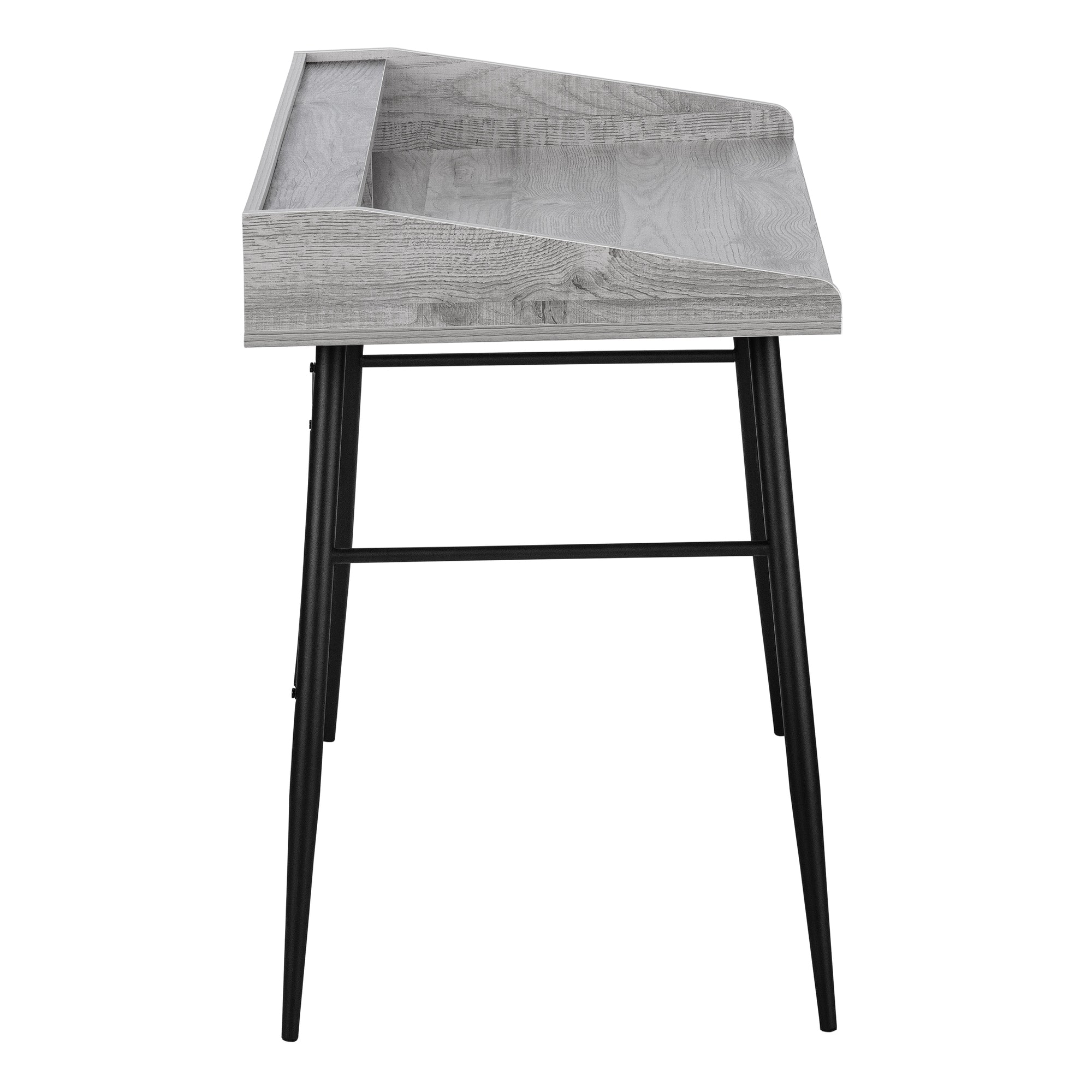 COMPUTER DESK - 48""L / GREY / BLACK METAL