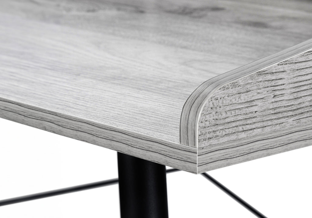 COMPUTER DESK - 48""L / GREY / BLACK METAL