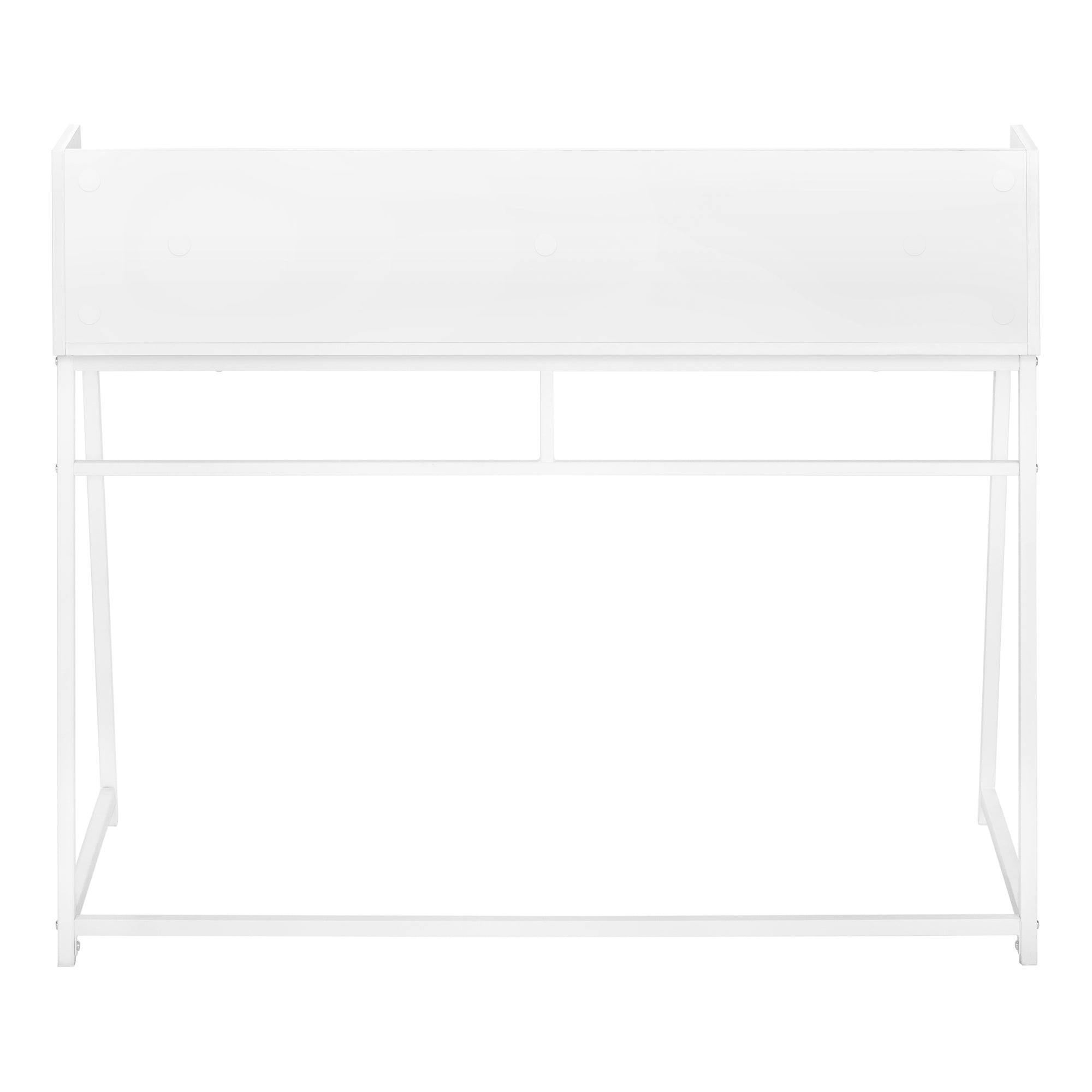 COMPUTER DESK - 48""L / WHITE / WHITE METAL