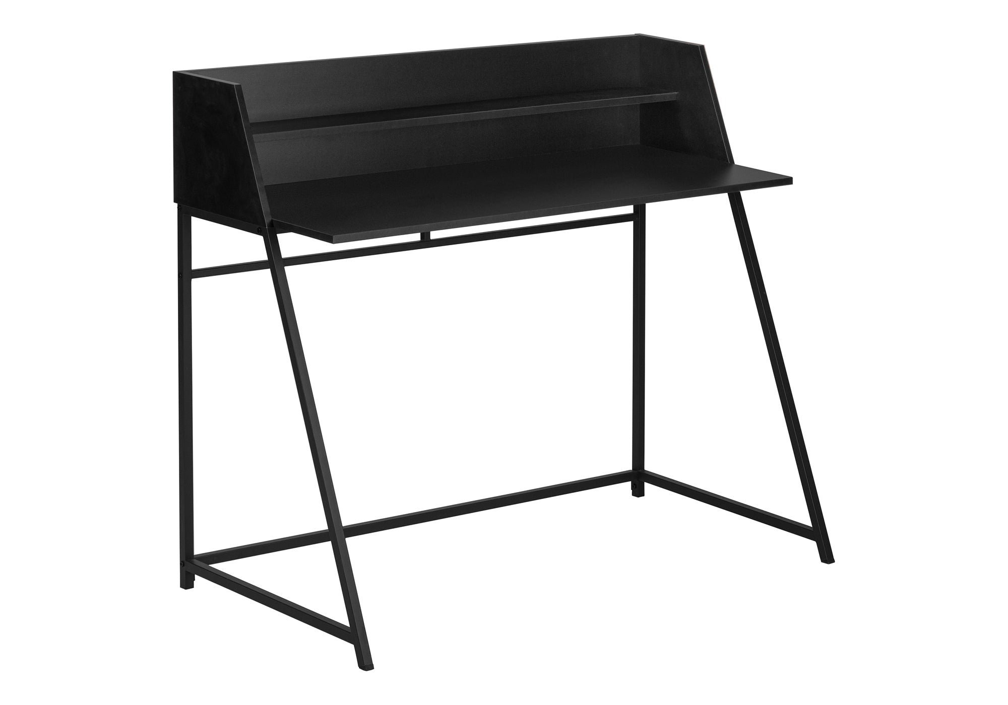 COMPUTER DESK - 48""L / BLACK / BLACK METAL