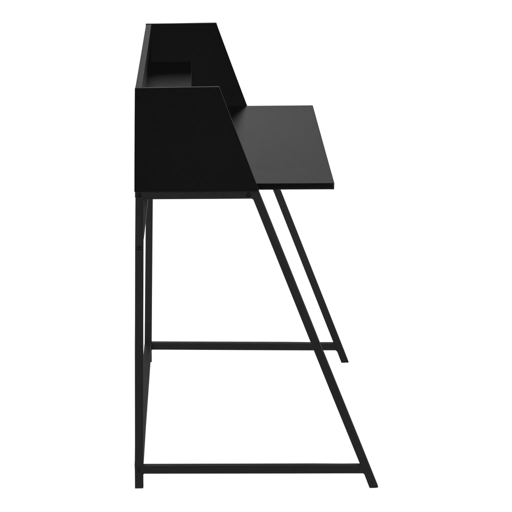 COMPUTER DESK - 48""L / BLACK / BLACK METAL