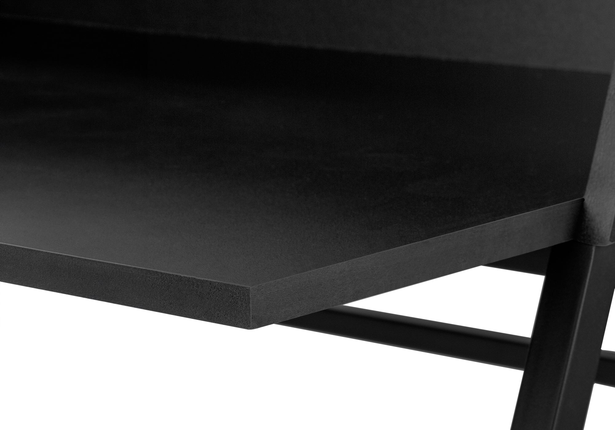 COMPUTER DESK - 48""L / BLACK / BLACK METAL