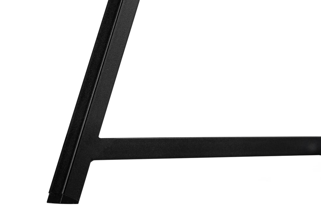 COMPUTER DESK - 48""L / BLACK / BLACK METAL