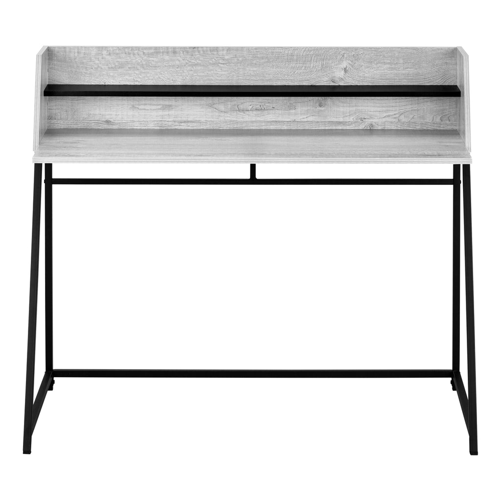 COMPUTER DESK - 48""L / GREY / BLACK METAL