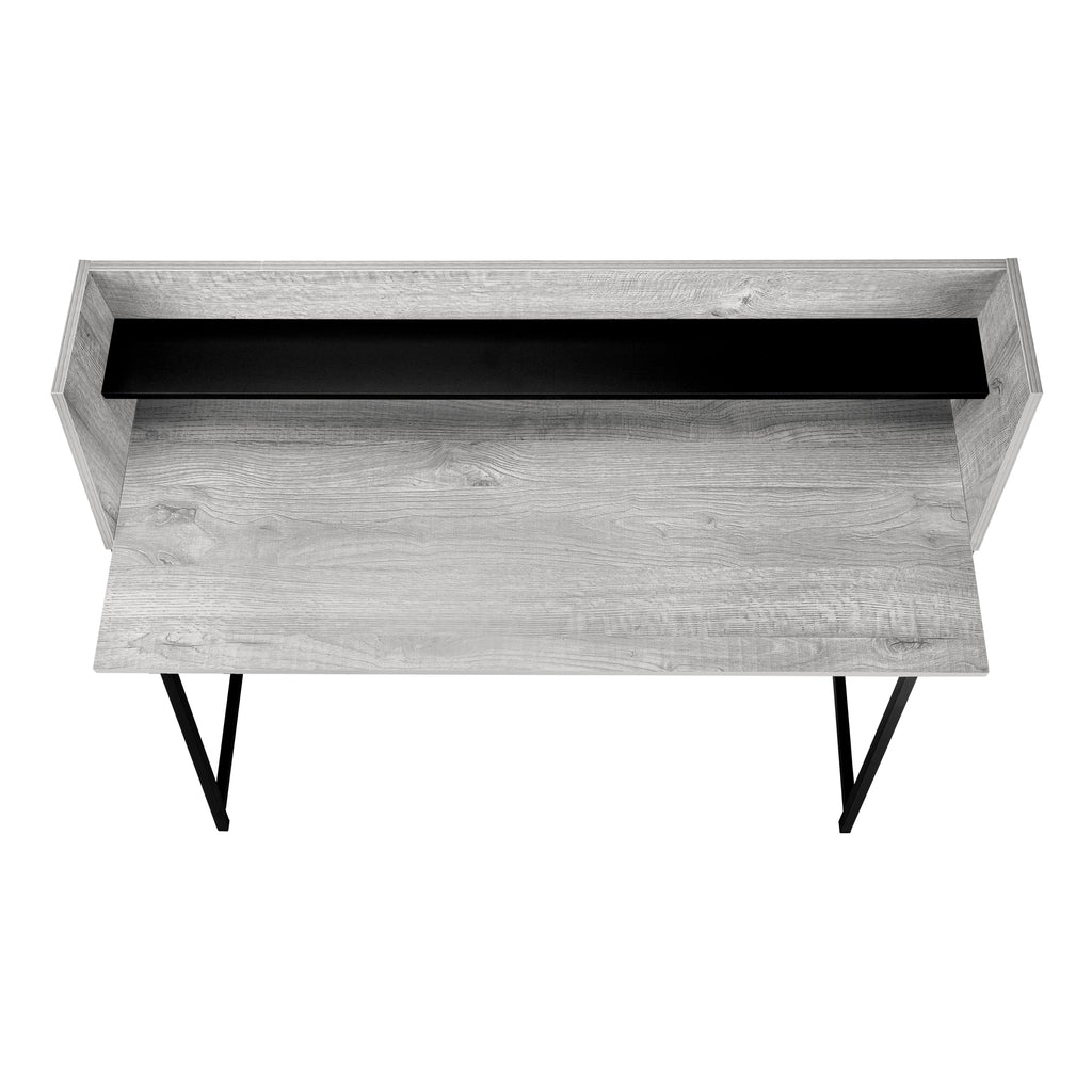 COMPUTER DESK - 48""L / GREY / BLACK METAL