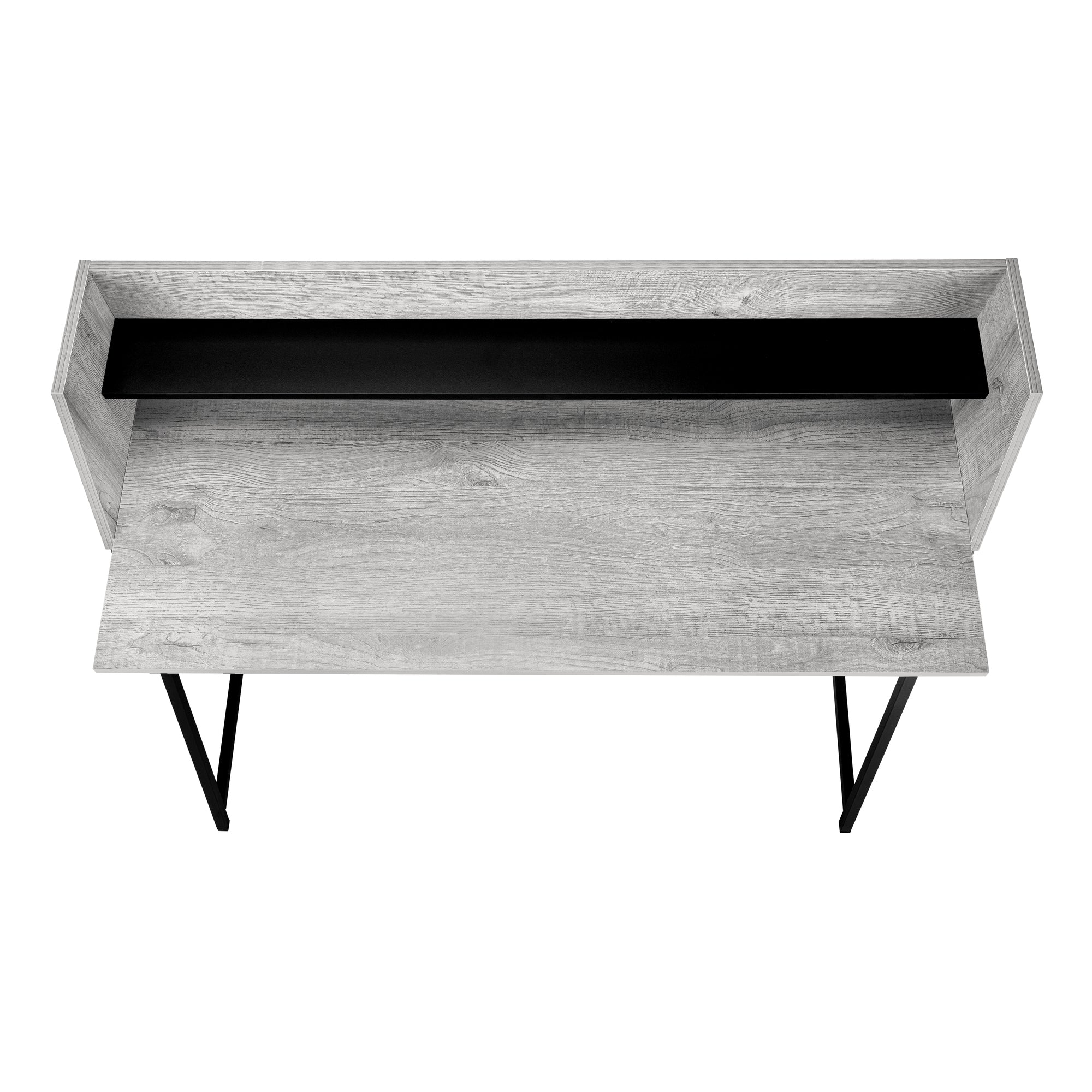 COMPUTER DESK - 48""L / GREY / BLACK METAL