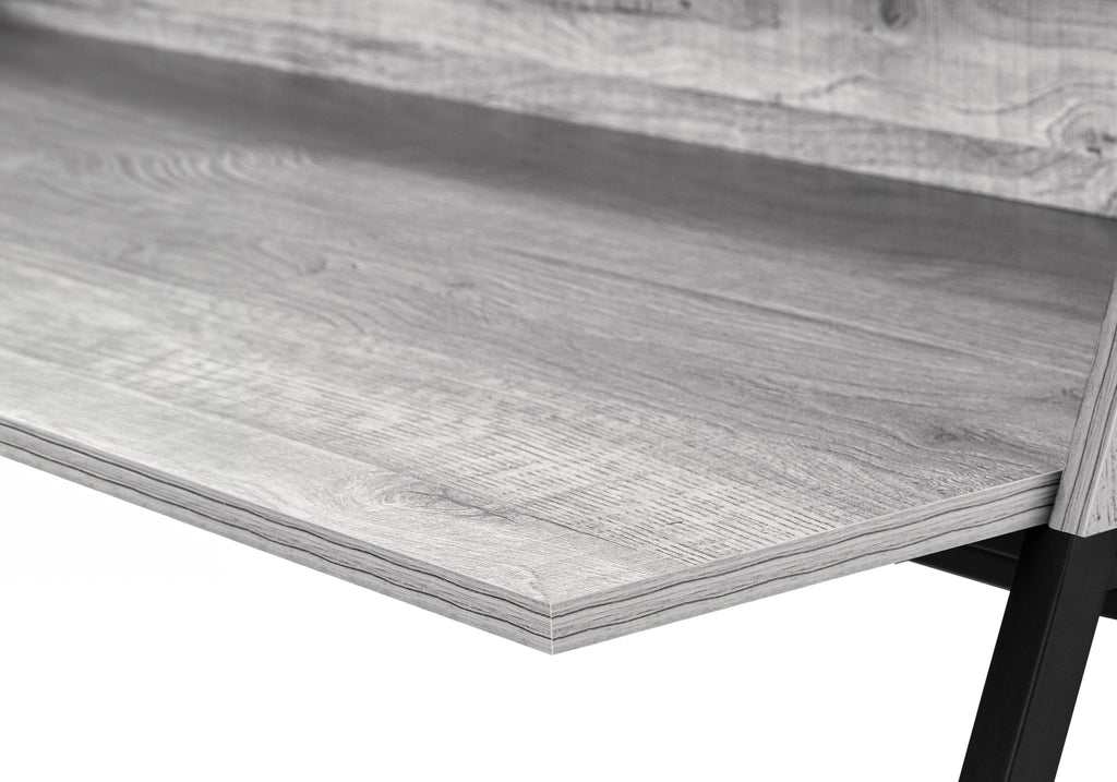 COMPUTER DESK - 48""L / GREY / BLACK METAL