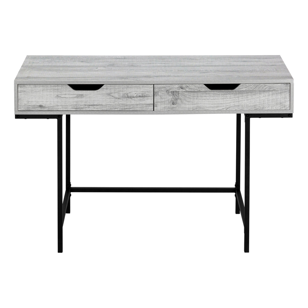 COMPUTER DESK - 48""L / GREY / BLACK METAL