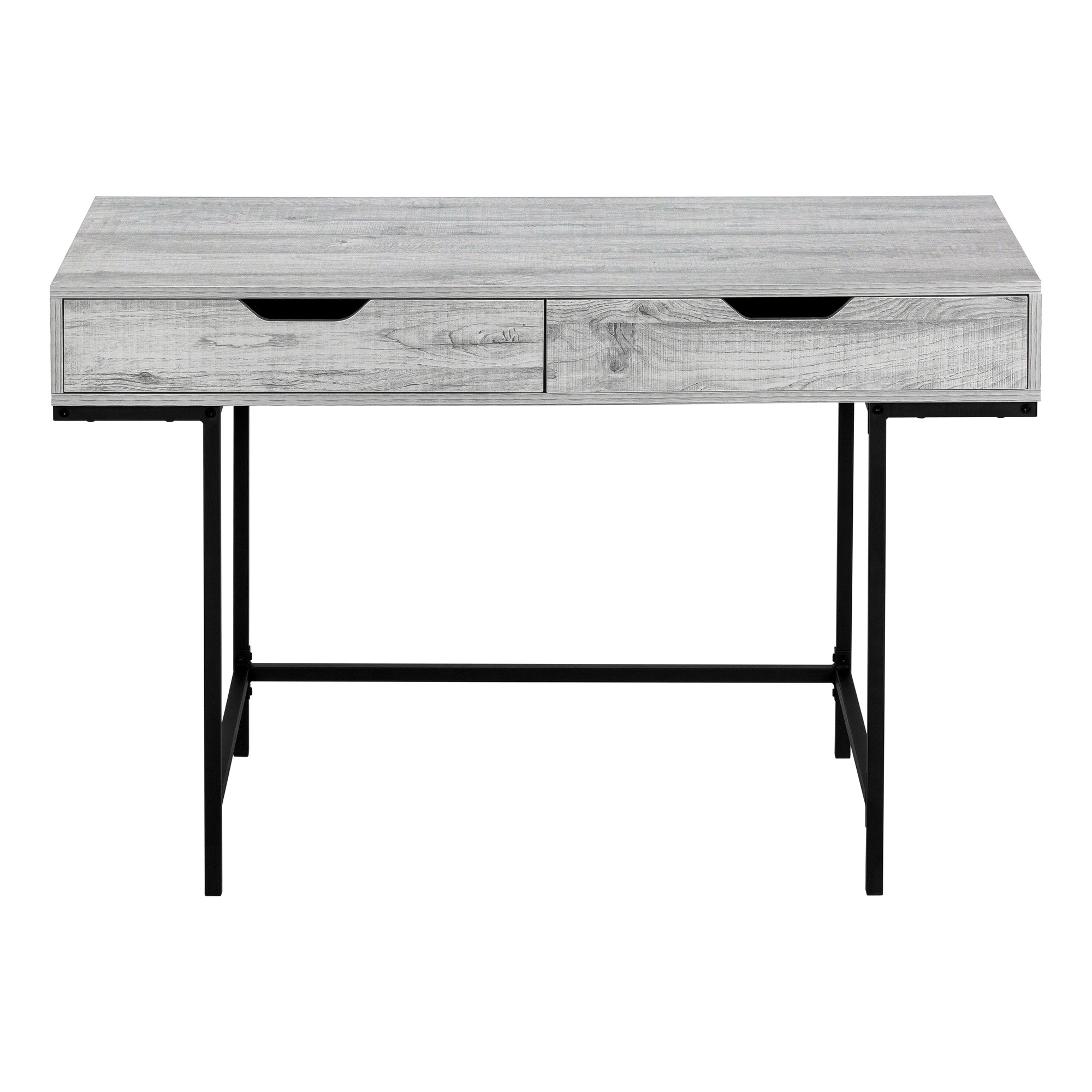 COMPUTER DESK - 48""L / GREY / BLACK METAL