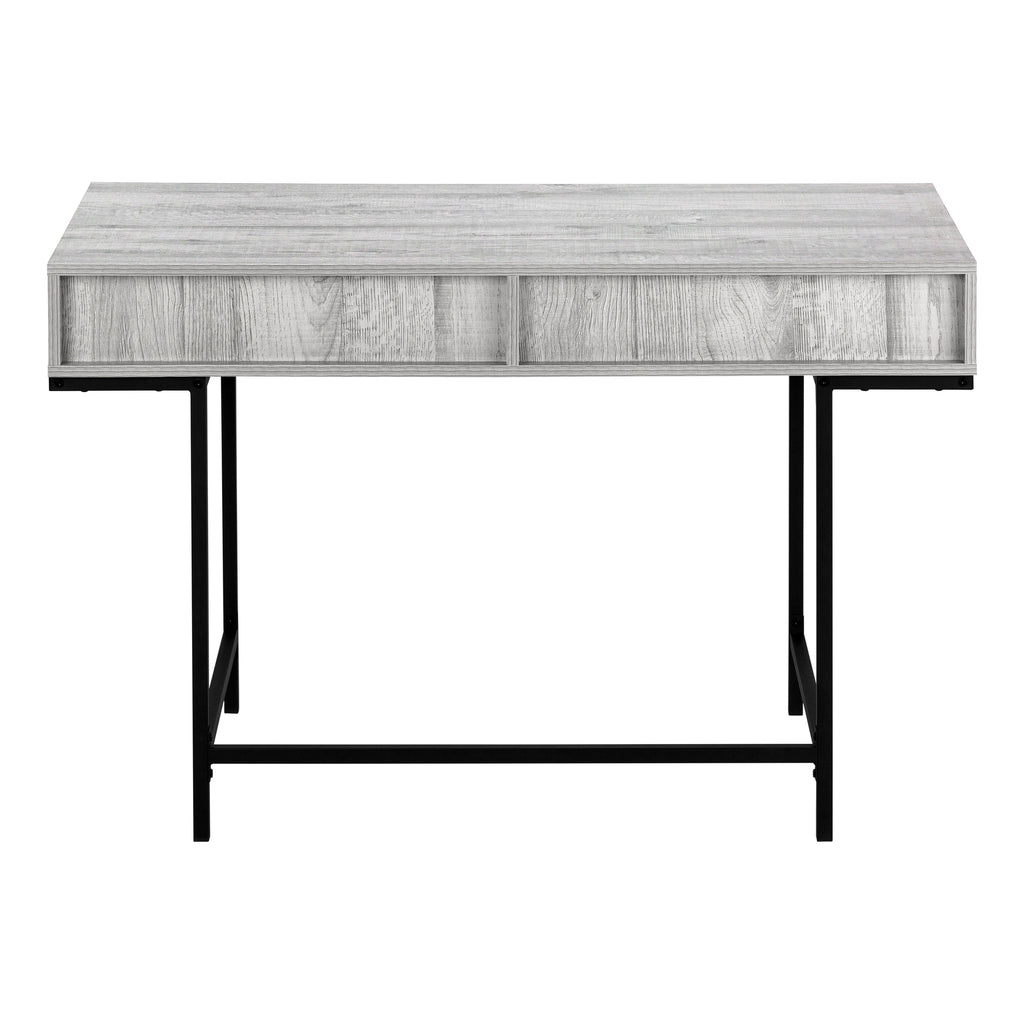 COMPUTER DESK - 48""L / GREY / BLACK METAL