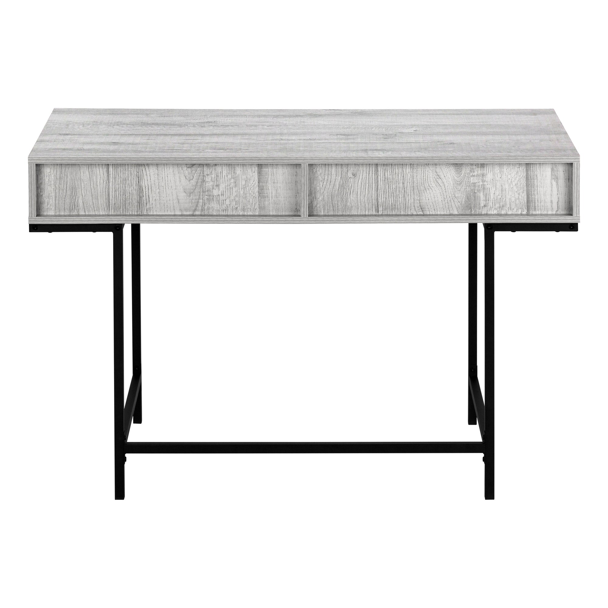 COMPUTER DESK - 48""L / GREY / BLACK METAL
