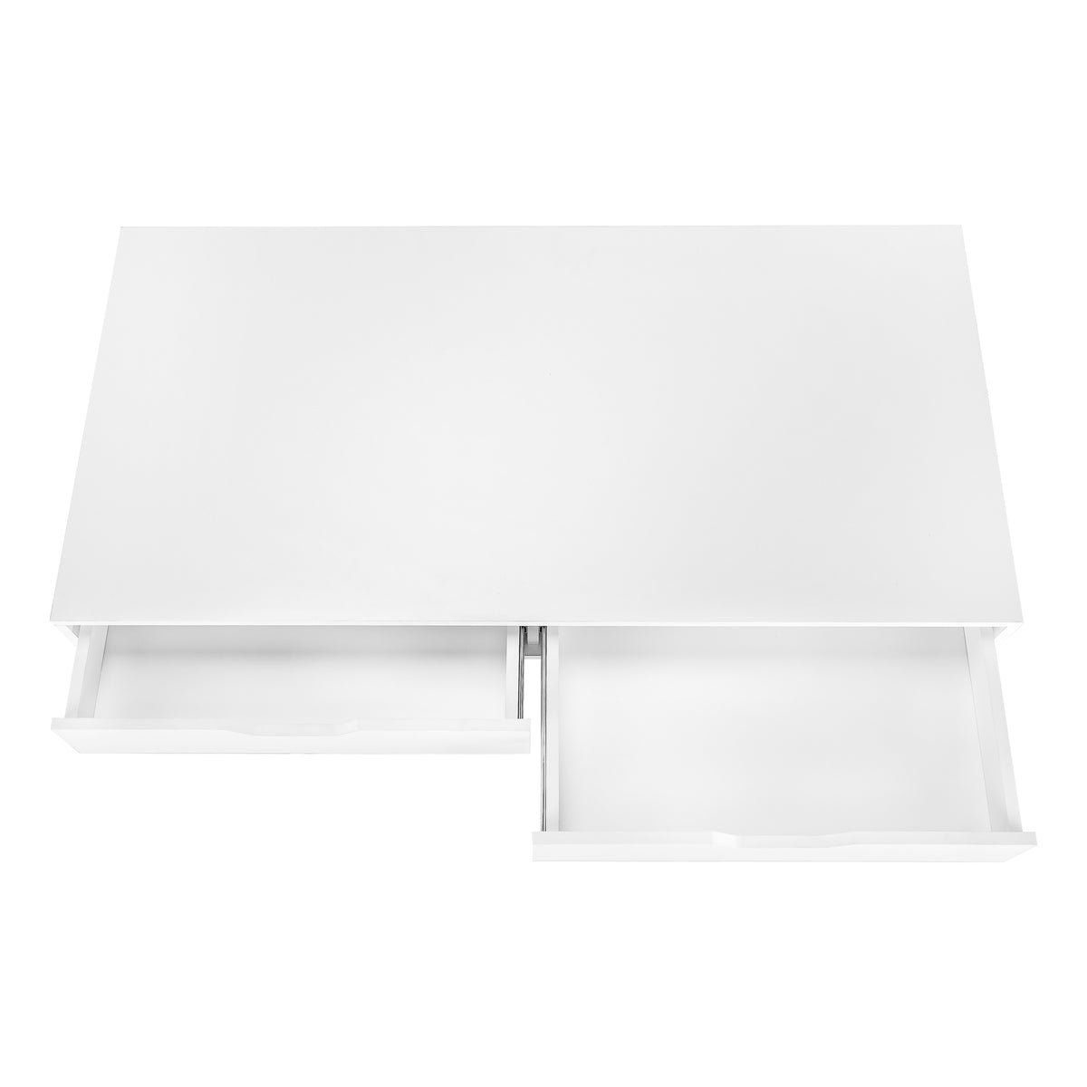 COMPUTER DESK - 48""L / WHITE / WHITE METAL