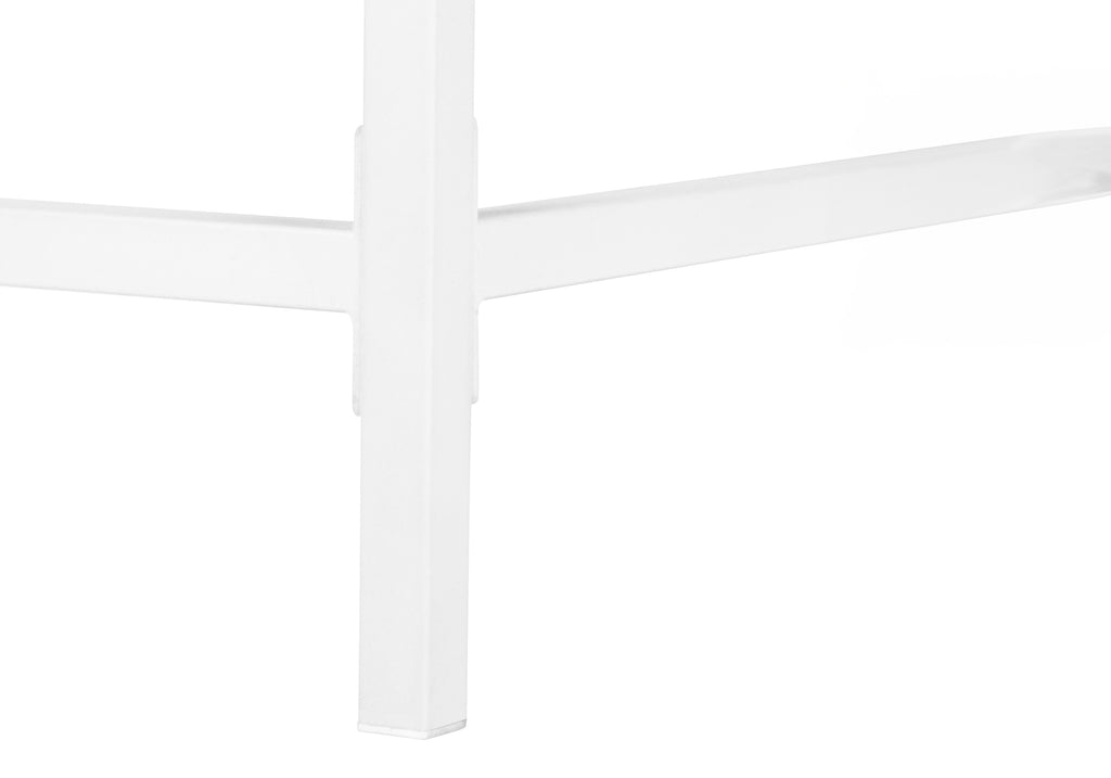 COMPUTER DESK - 48""L / WHITE / WHITE METAL