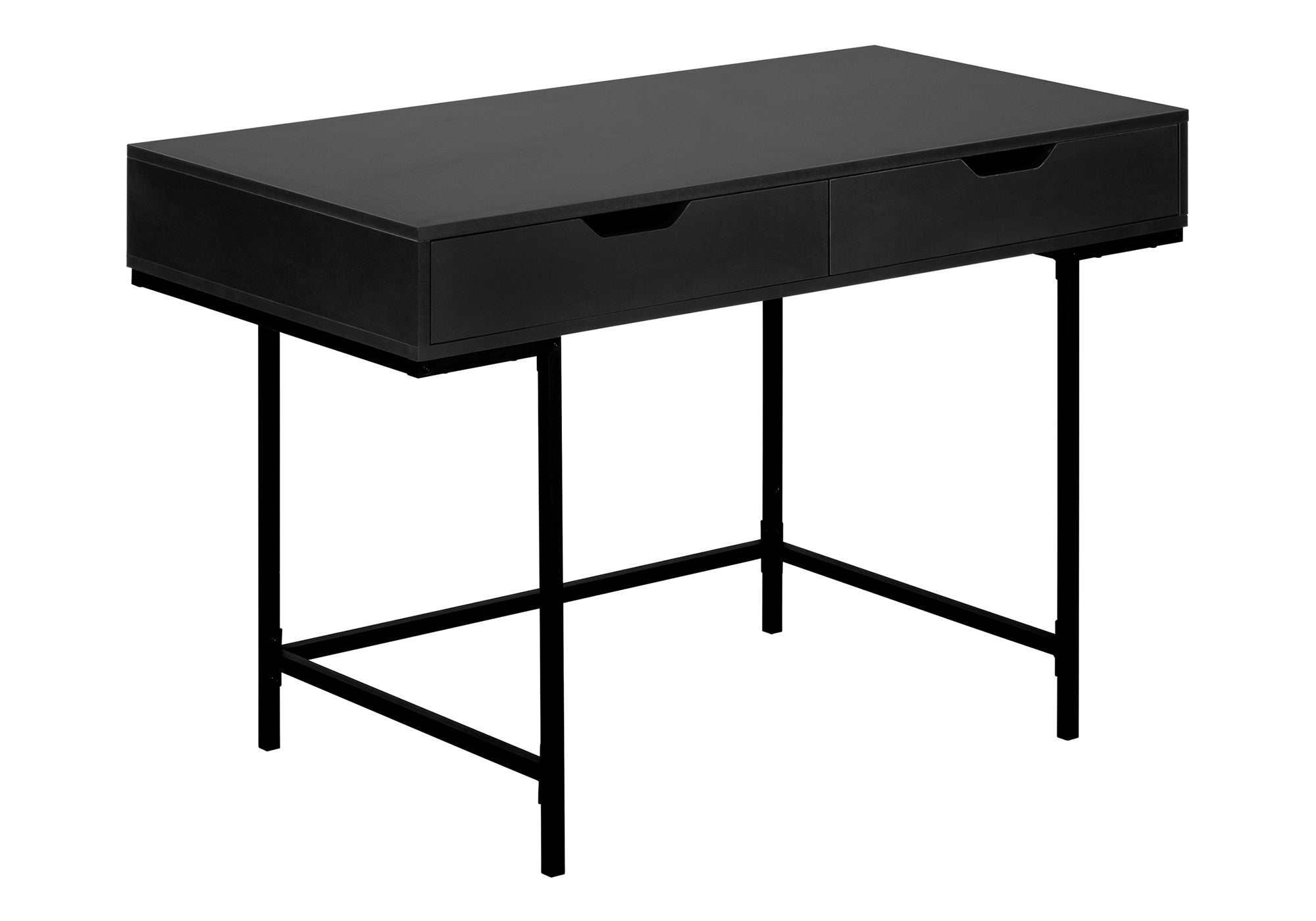 COMPUTER DESK - 48""L / BLACK / BLACK METAL