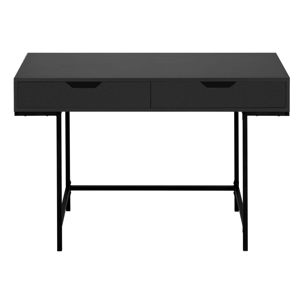 COMPUTER DESK - 48""L / BLACK / BLACK METAL