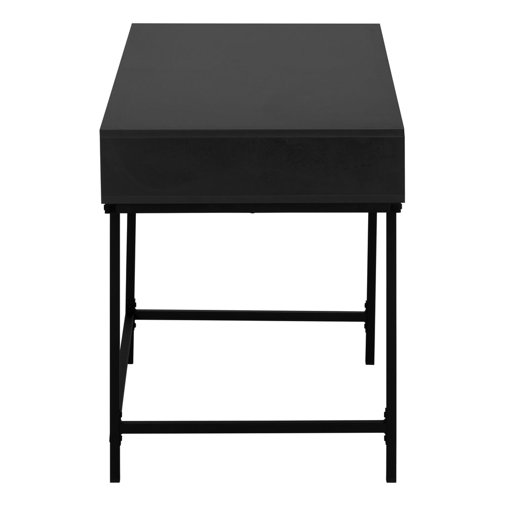 COMPUTER DESK - 48""L / BLACK / BLACK METAL