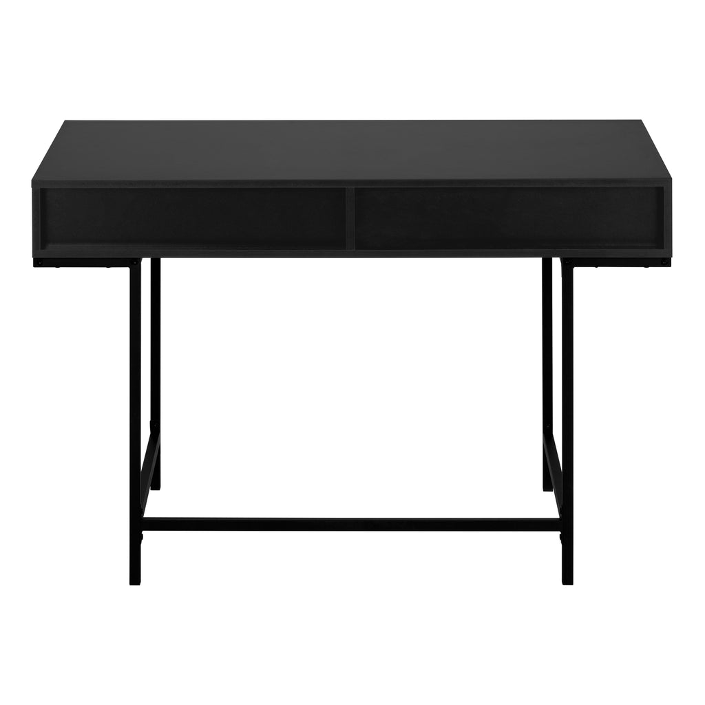 COMPUTER DESK - 48""L / BLACK / BLACK METAL