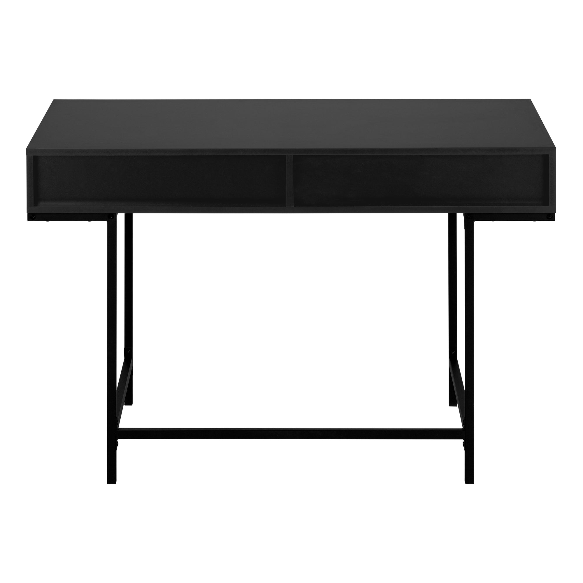 COMPUTER DESK - 48""L / BLACK / BLACK METAL