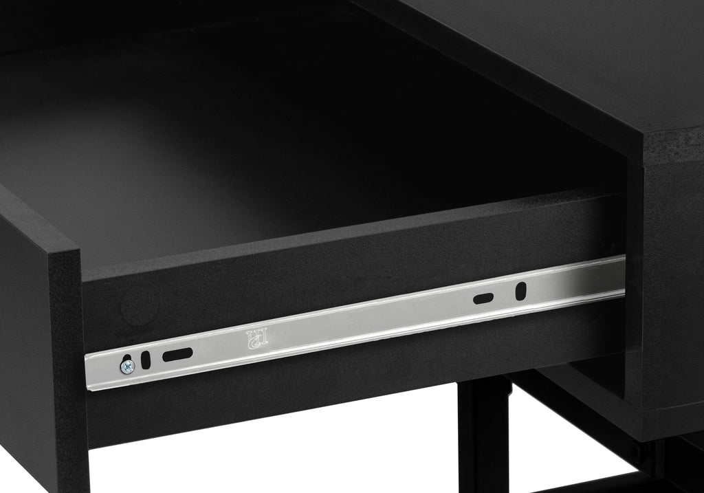 COMPUTER DESK - 48""L / BLACK / BLACK METAL