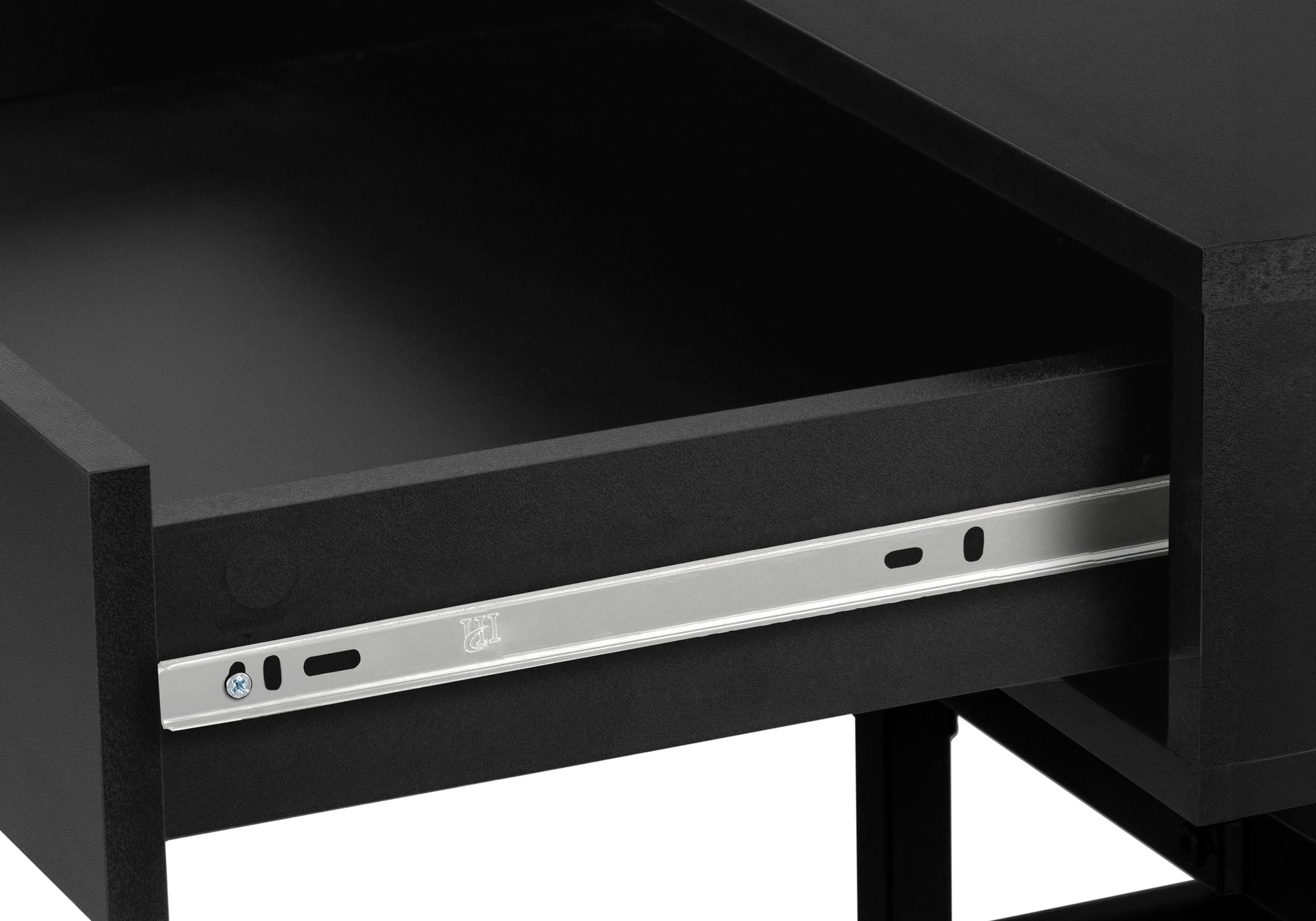 COMPUTER DESK - 48""L / BLACK / BLACK METAL