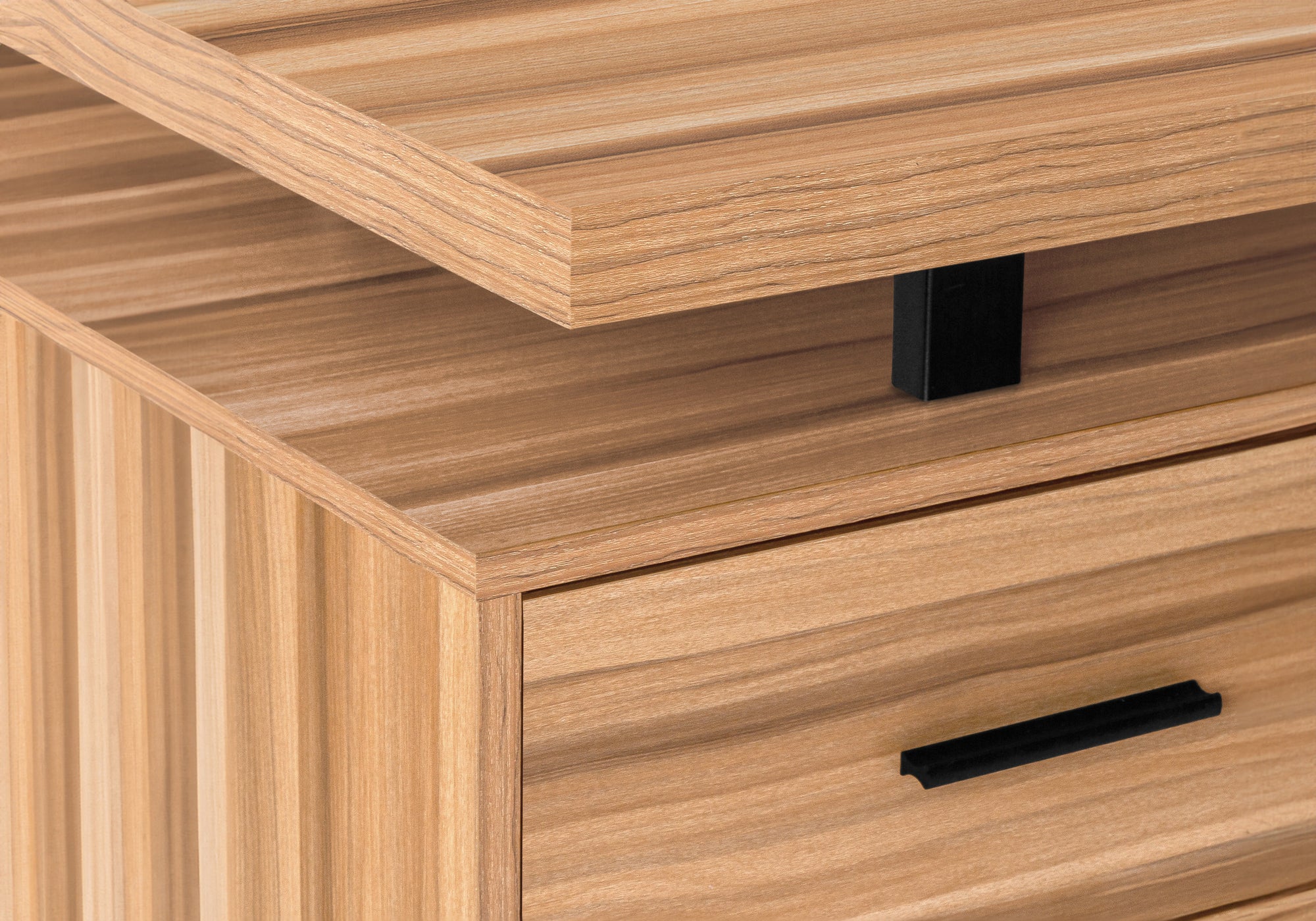 COMPUTER DESK - 70""L / RECLAIMED WOOD / BLACK METAL / L/R