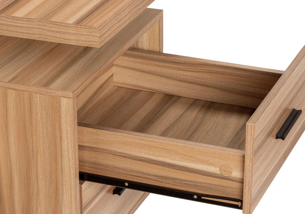 COMPUTER DESK - 70""L / RECLAIMED WOOD / BLACK METAL / L/R