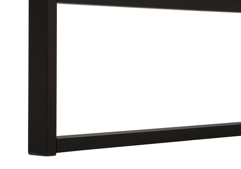 COMPUTER DESK - 48""L / CHERRY / BLACK METAL