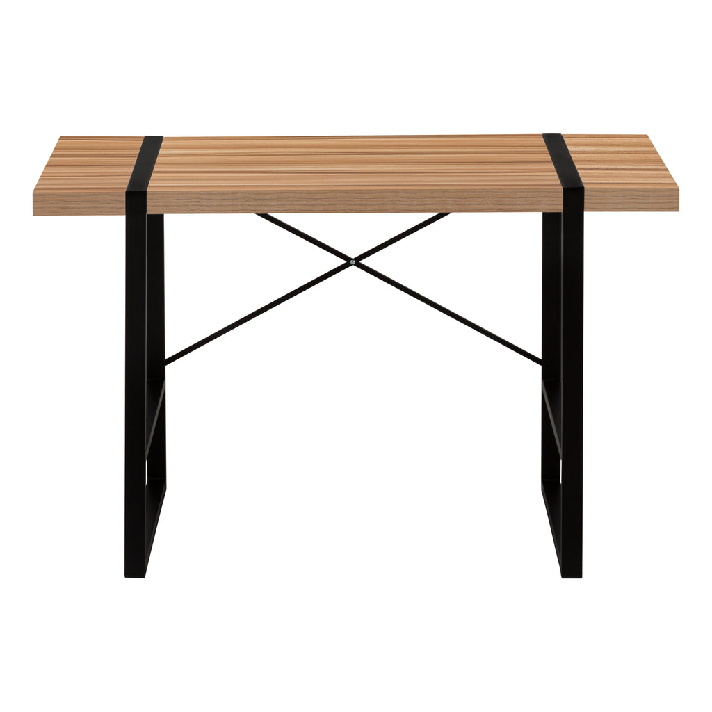 COMPUTER DESK - 48""L / LIGHT RECLAIMED WOOD / BLACK METAL