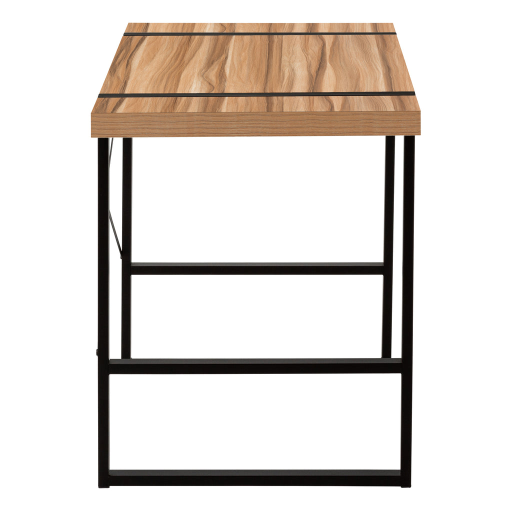 COMPUTER DESK - 48""L / LIGHT RECLAIMED WOOD / BLACK METAL