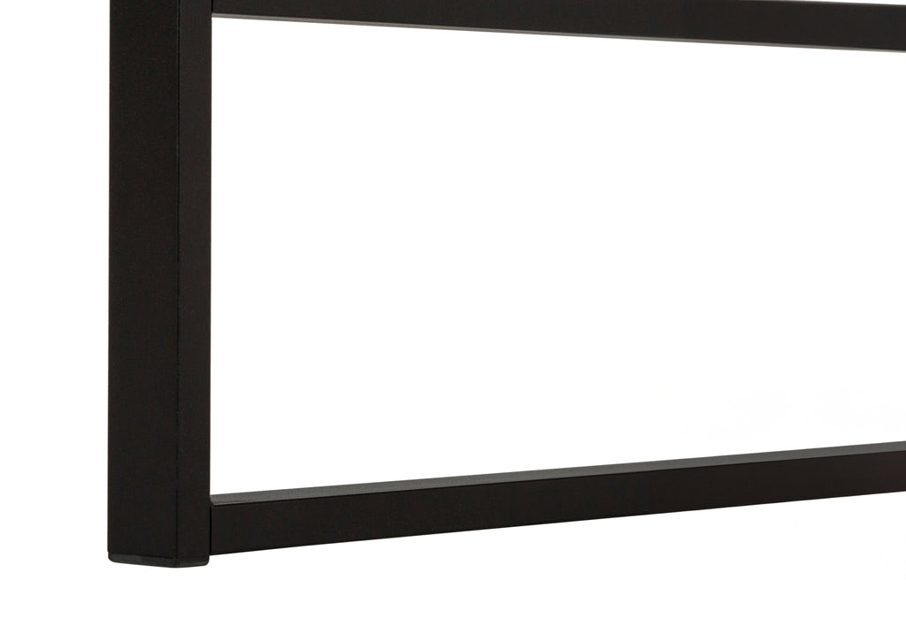COMPUTER DESK - 48""L / MODERN TAUPE / BLACK METAL
