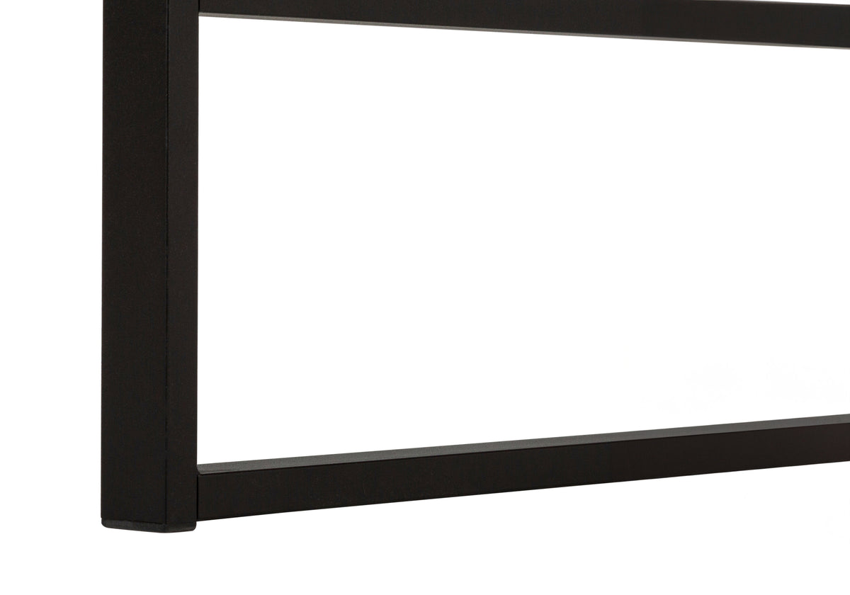 COMPUTER DESK - 48""L / MODERN TAUPE / BLACK METAL
