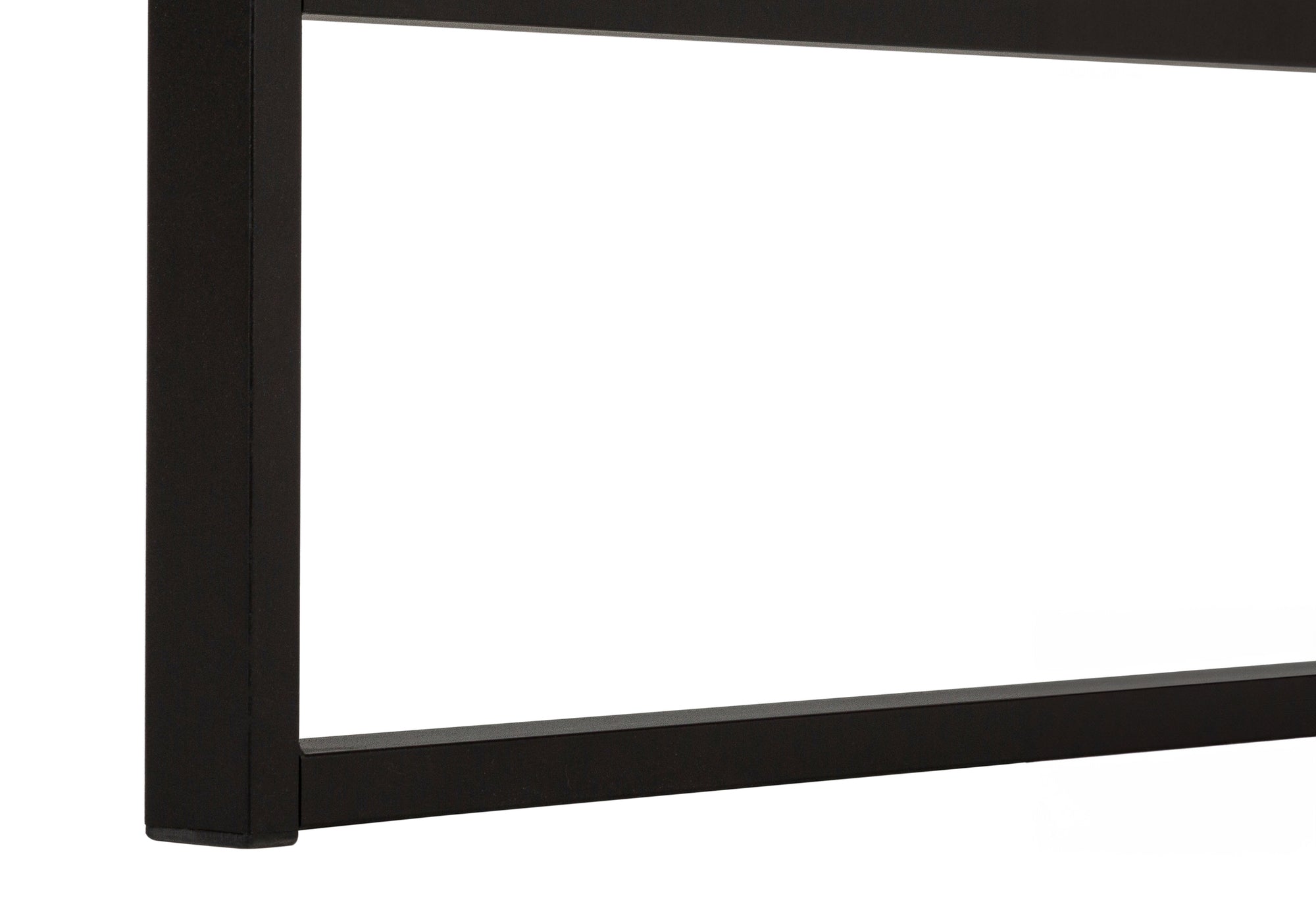 COMPUTER DESK - 48""L / MODERN GREY / BLACK METAL