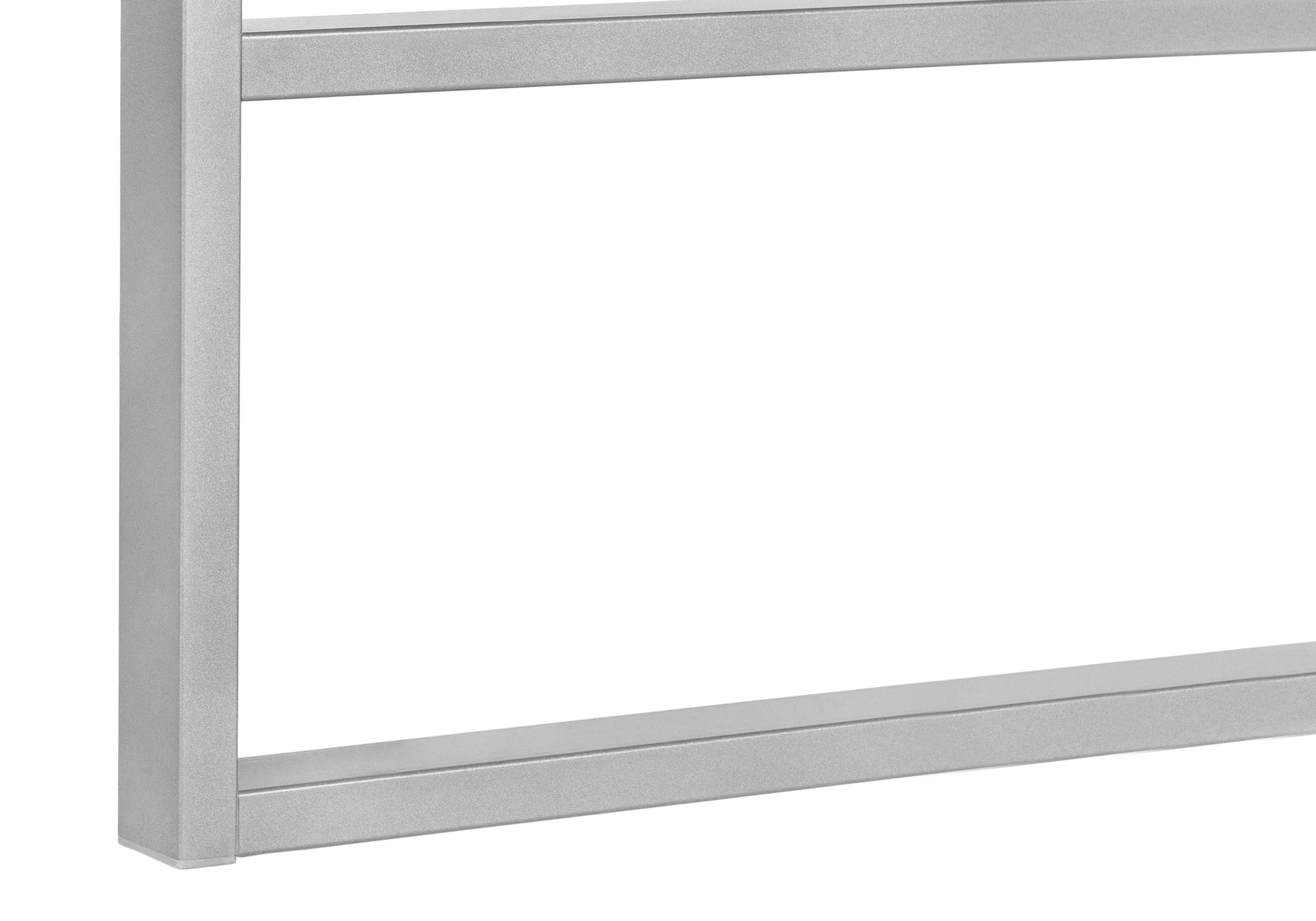 COMPUTER DESK - 48""L / WHITE / SILVER METAL