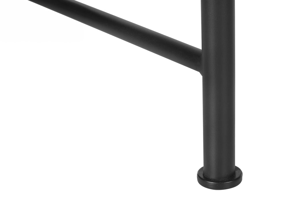 COMPUTER DESK - 48""L / CHERRY / BLACK METAL