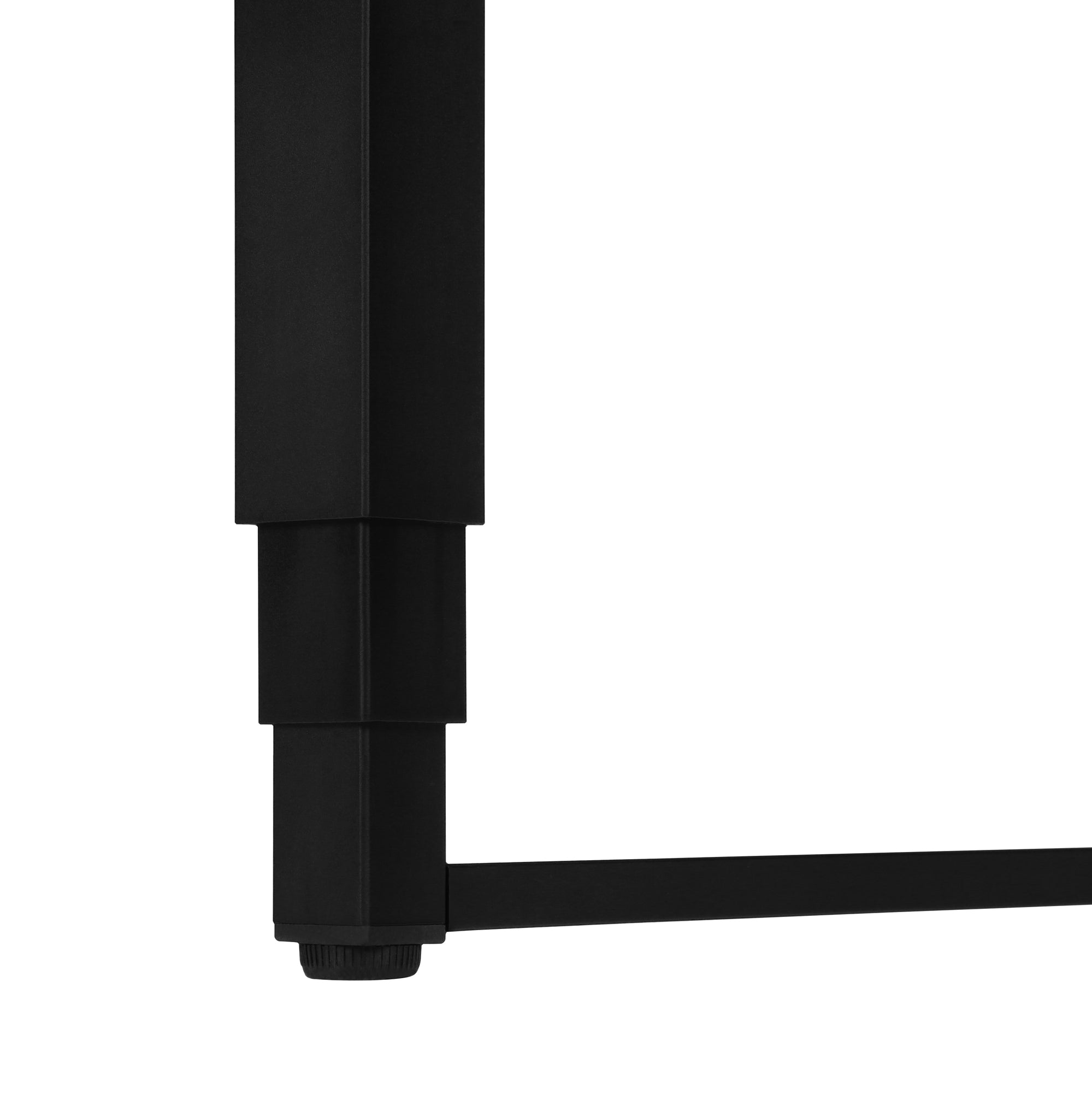 COMPUTER DESK - 48""L / CHERRY / ADJ.HEIGHT/ BLACK METAL