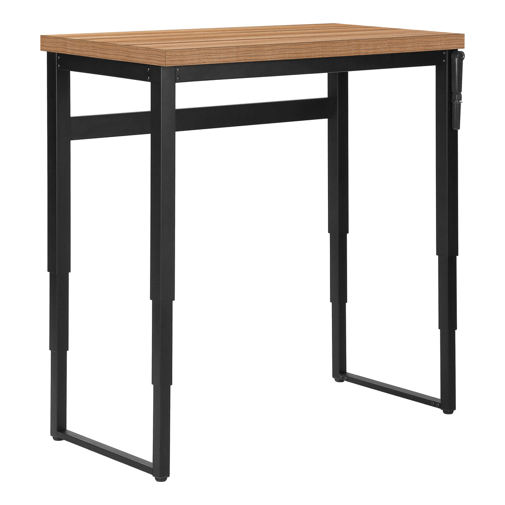 COMPUTER DESK - 48""L / RECLAIMED WOOD / ADJ.HEIGHT/ BLACK