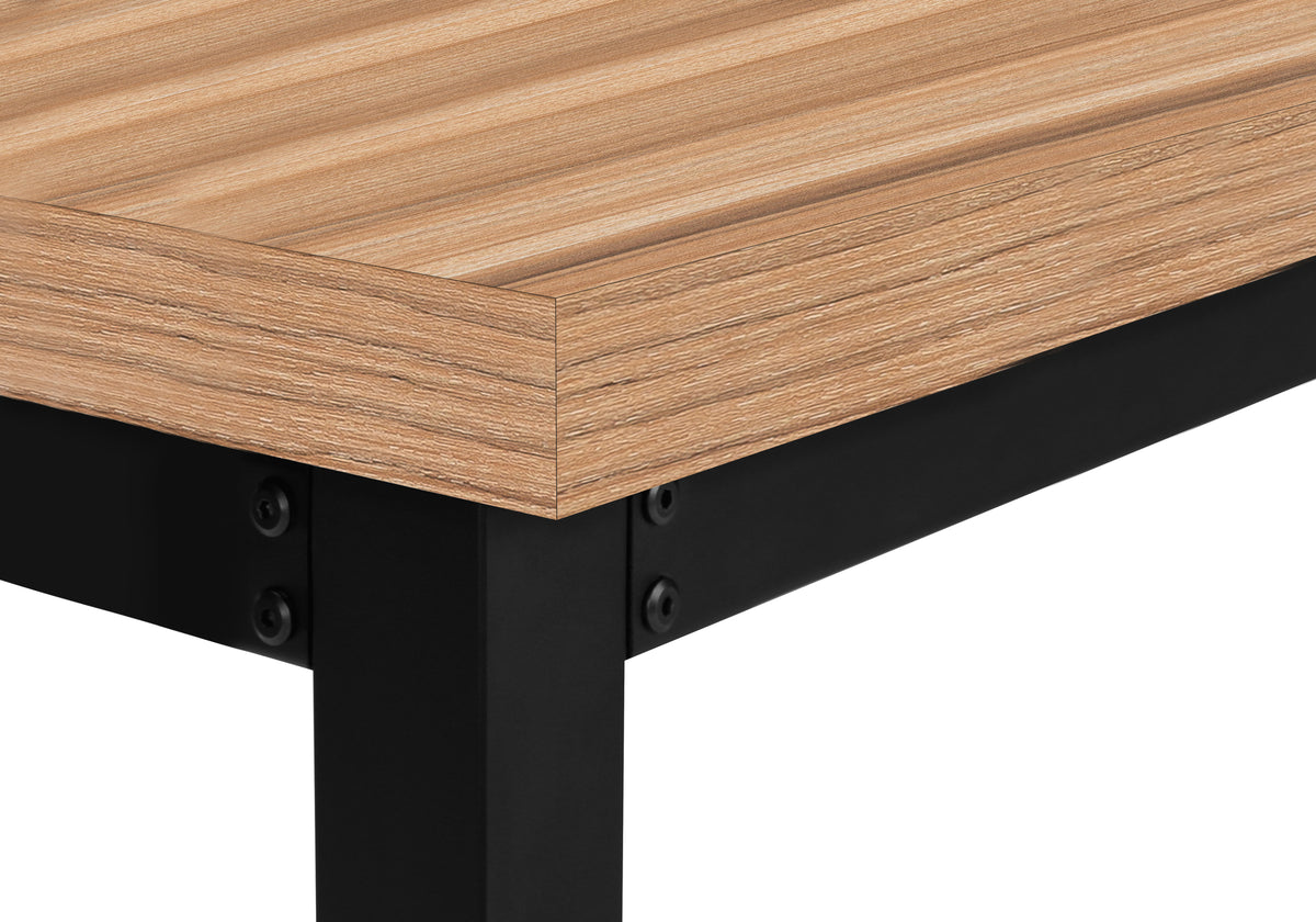 COMPUTER DESK - 48""L / RECLAIMED WOOD / ADJ.HEIGHT/ BLACK
