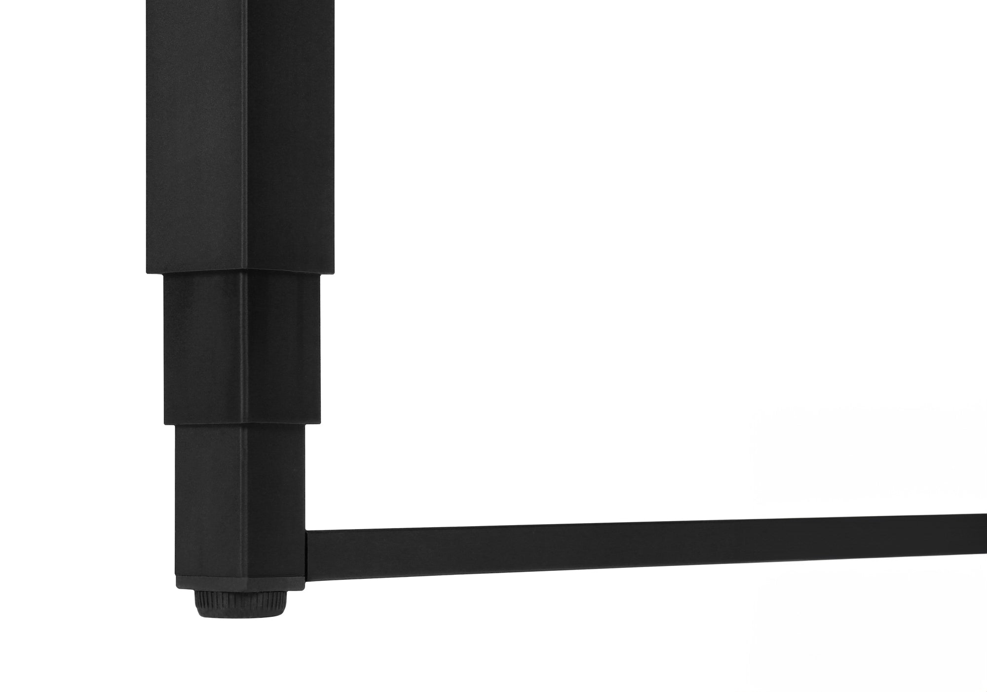 COMPUTER DESK - 48""L / MODERN TAUPE / ADJ.HEIGHT/ BLACK