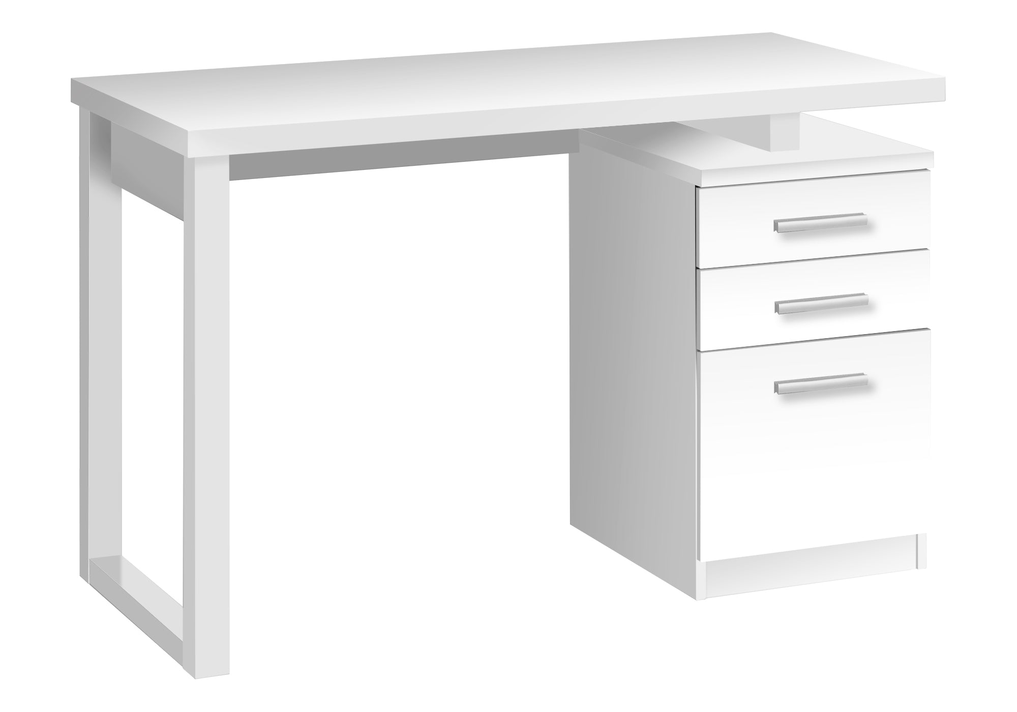 COMPUTER DESK - 48""L / WHITE LEFT OR RIGHT FACING