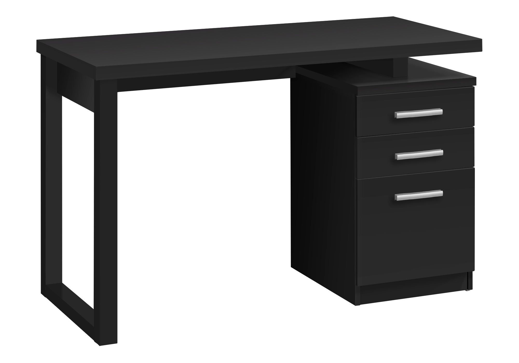 COMPUTER DESK - 48""L / BLACK LEFT OR RIGHT FACING
