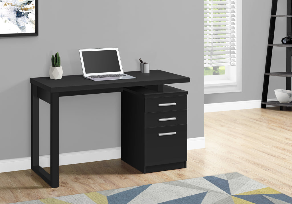 COMPUTER DESK - 48""L / BLACK LEFT OR RIGHT FACING