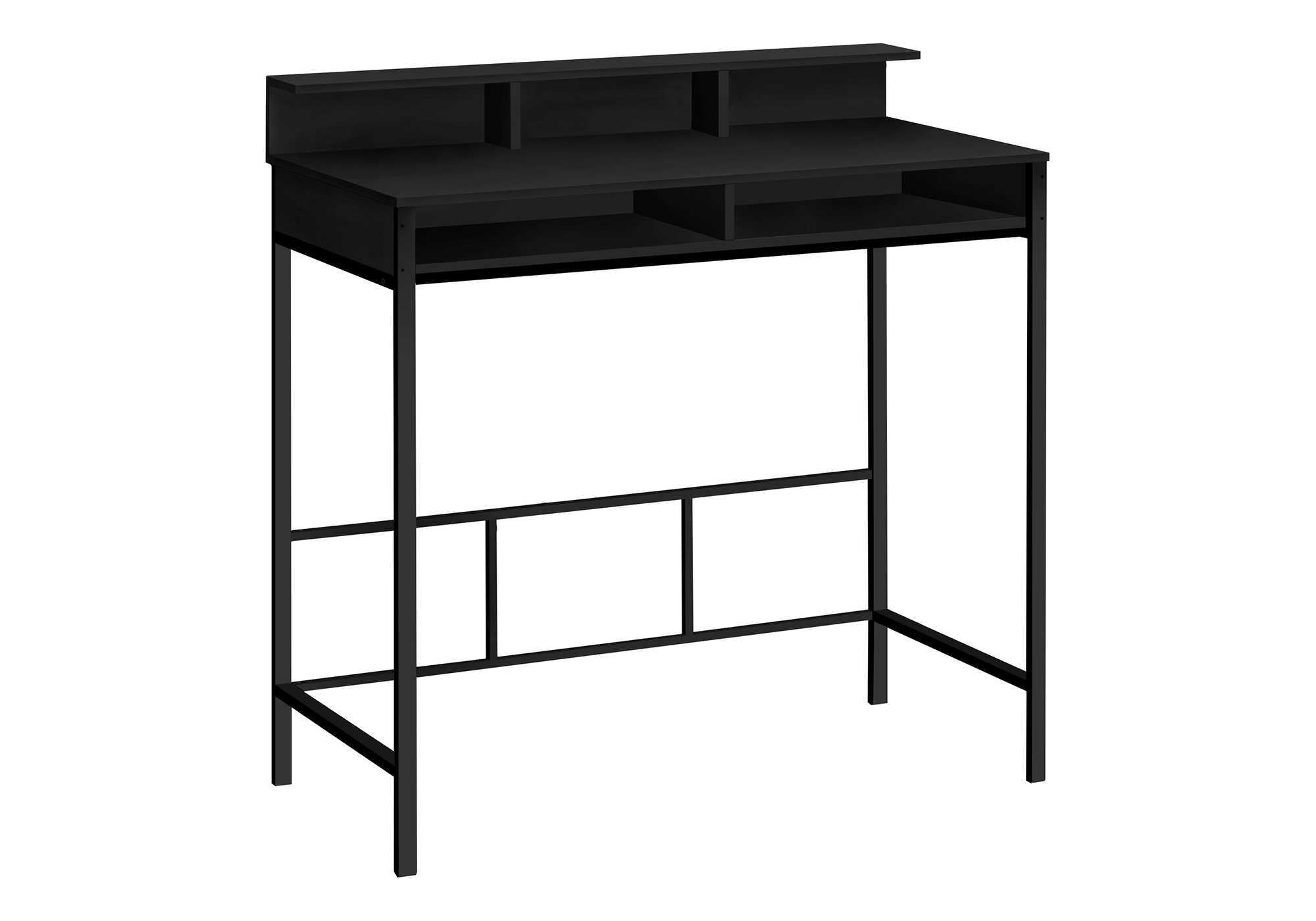 COMPUTER DESK - 48""L / BLACK / BLACK STANDING HEIGHT