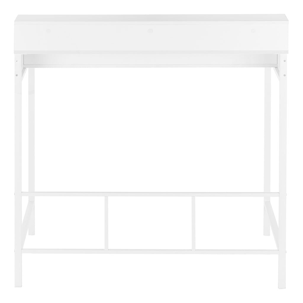COMPUTER DESK - 48""L / WHITE / WHITE STANDING HEIGHT